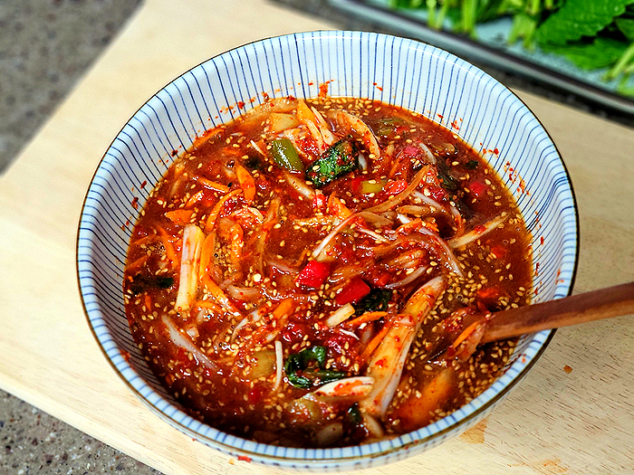 깻잎김치만들기 , 10