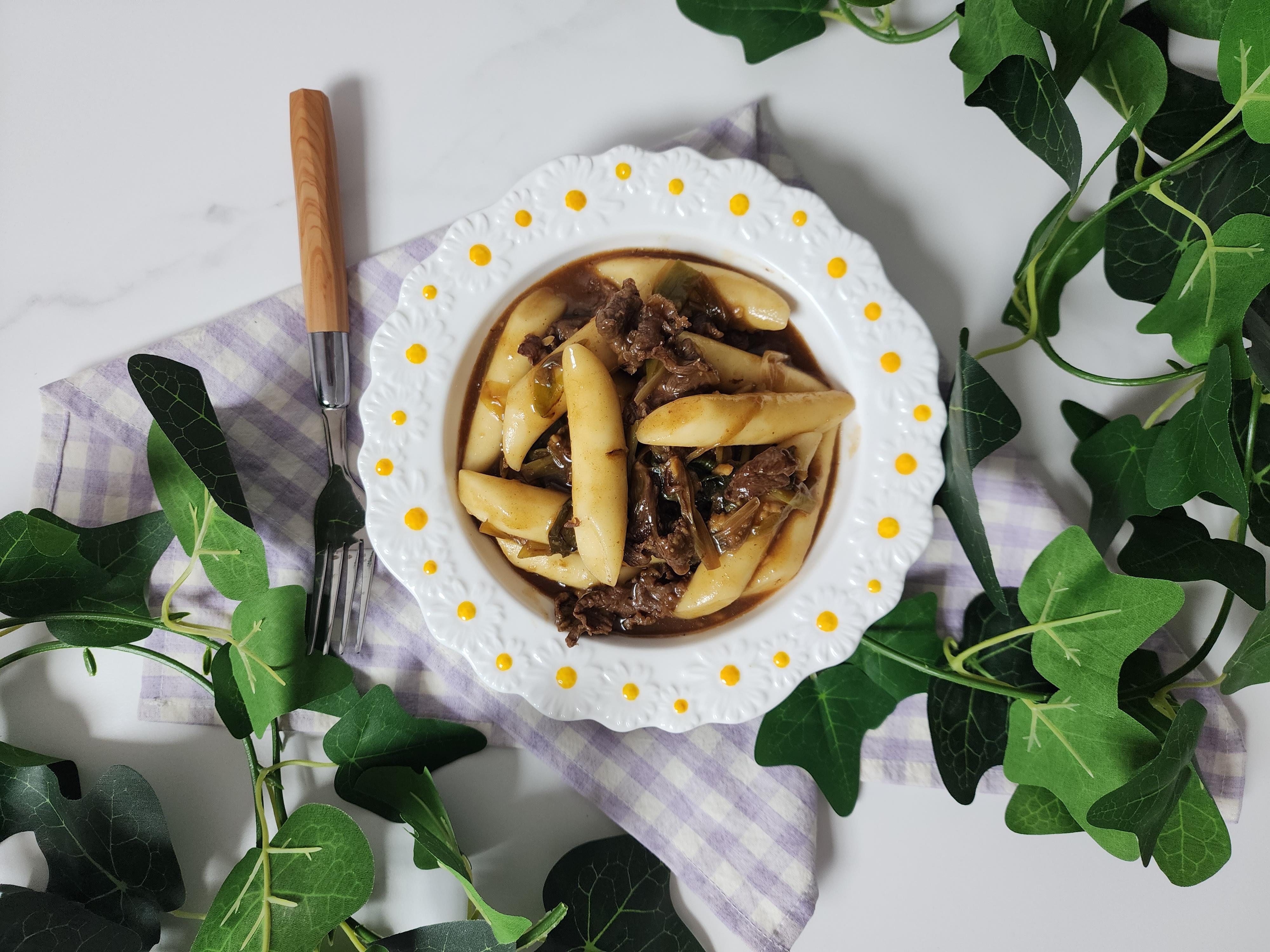  편스토랑 류수영 궁중떡볶이 레시피 단짠단짠 간장떡볶이