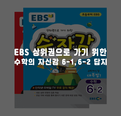 ebs수학의자신감6-2답지