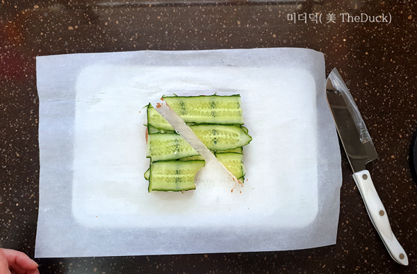 맛있는 오이샌드위치