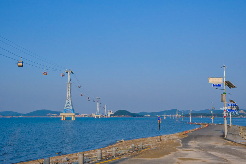 제부도 해변 케이블카