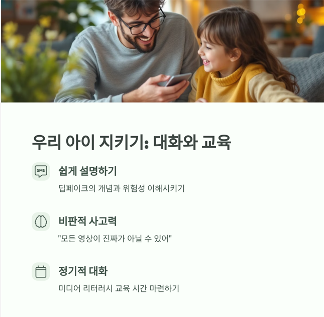 우리 아이 지키기 : 대화와 교육