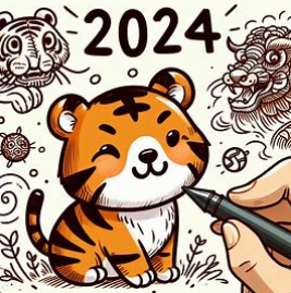  2024년 호랑이띠 운세 재물,연애,직장운 총정리!