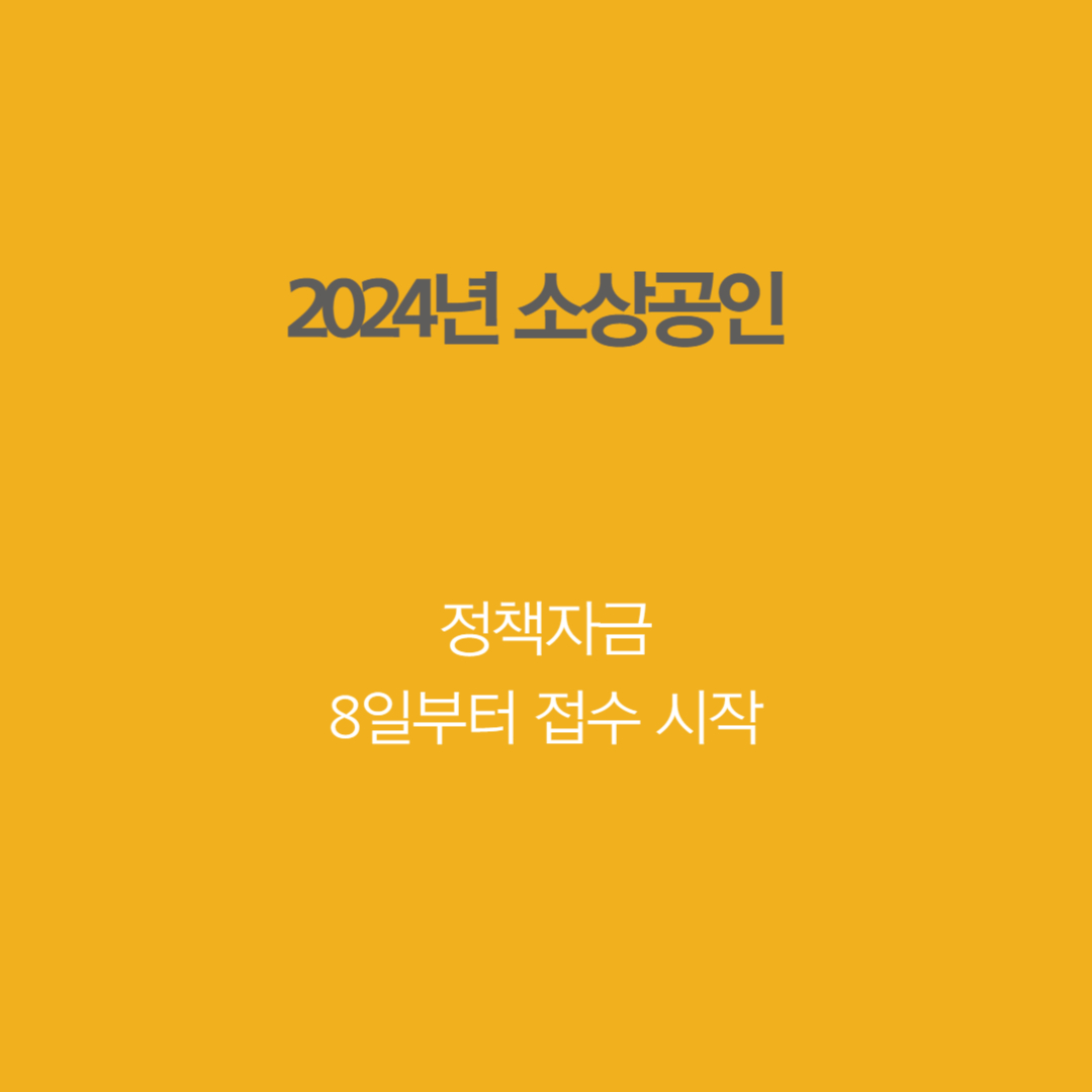 소상공인 정책자금