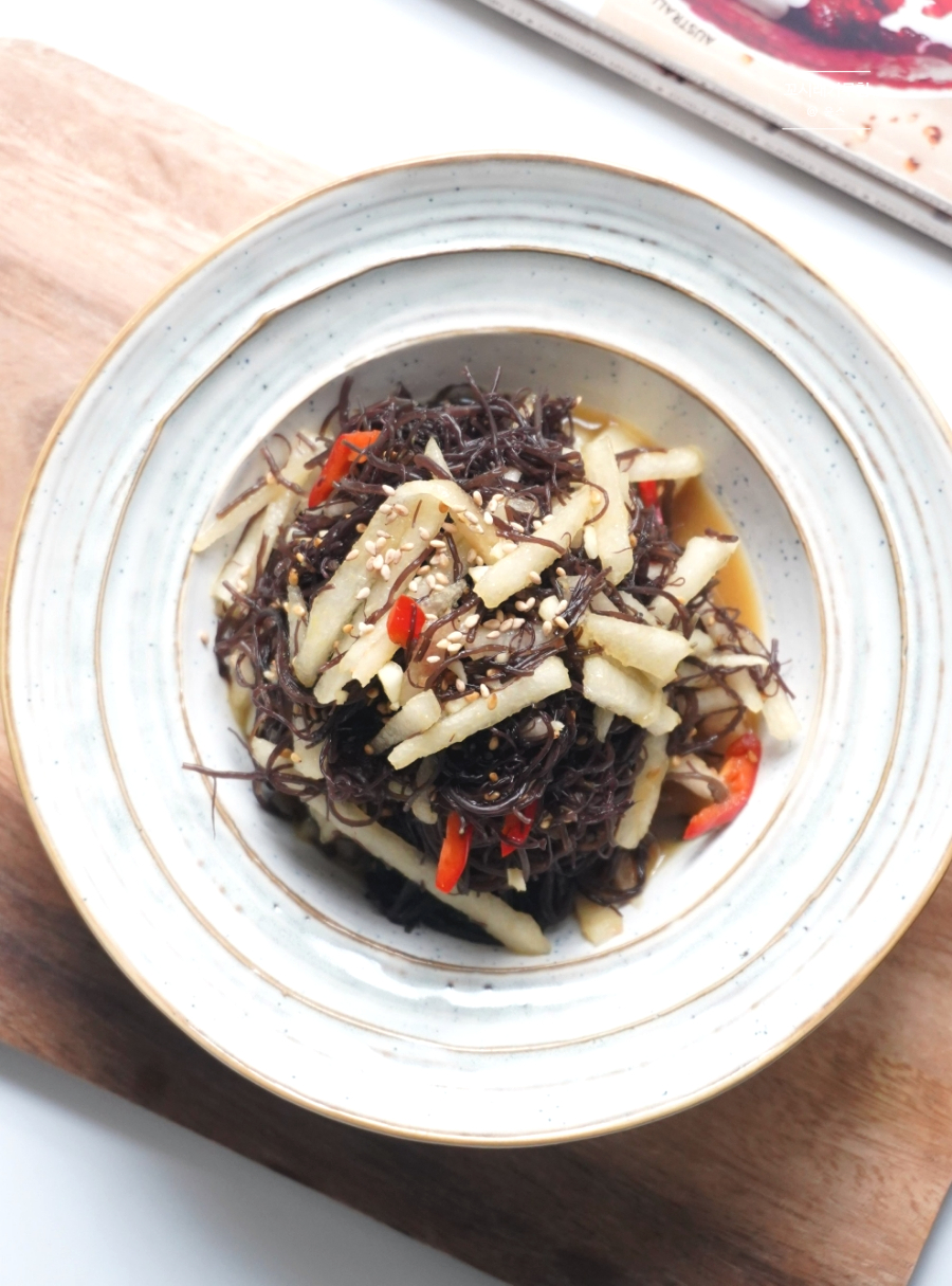 꼬시래기무침 만드는법 겨자소스 13