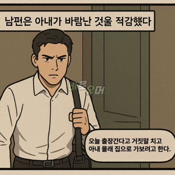 바람난 아내가 당당하게 내연남 편을 드네요;;