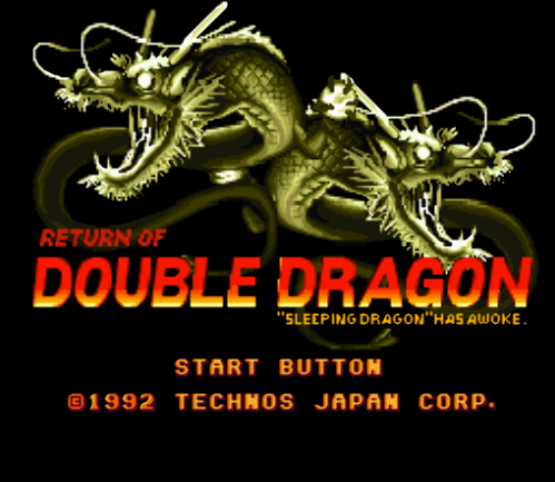 슈퍼패미컴 / SFC - 리턴 오브 더블 드래곤 개조롬 (Return of Double Dragon Hack Version - リターン・オブ・双截龍 改造バージョン)