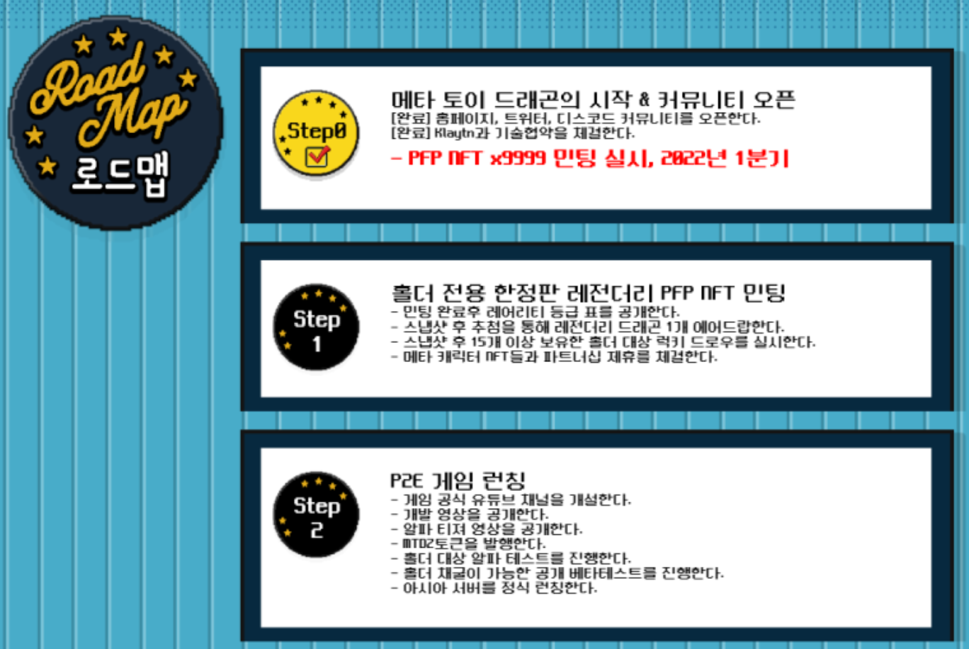 메타 토이 드래곤즈 (MTDZ) 민팅 일정 정보 NFT 메타 토이 드래곤즈 (Mtdz) 민팅 일정 정보 Nft