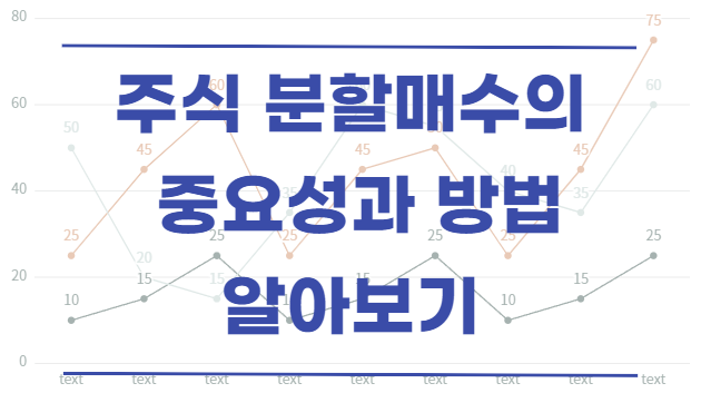  주식 분할 매수의 중요성과 방법 알아보기