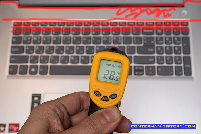 레노버 17ARE05 발열