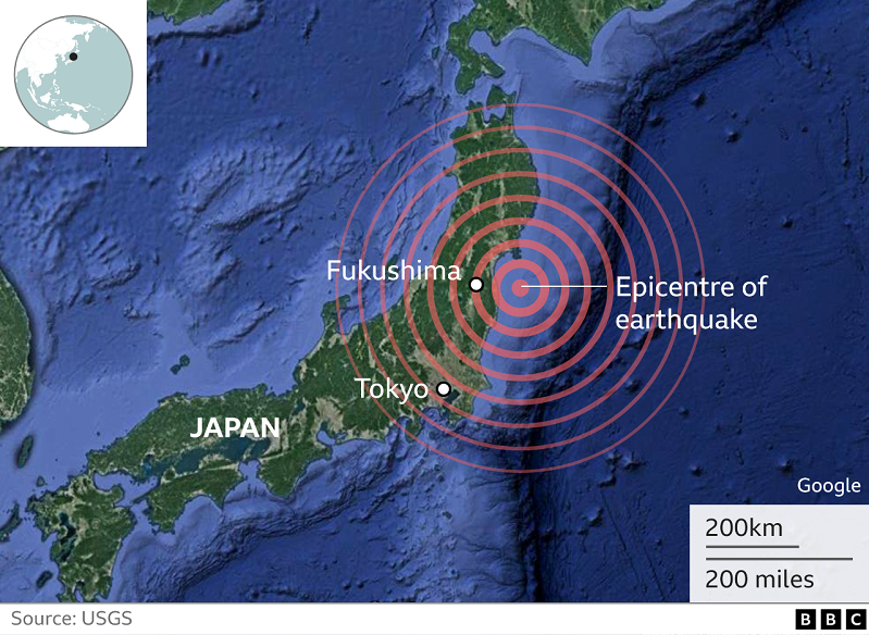 일본 북동부 규모 7.3 지진으로 2명 사망 최소 90명 부상