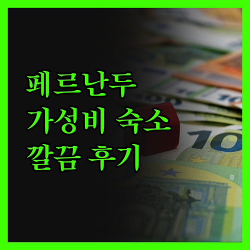 가성비 갑 페르난두 지 노로냐 추천 