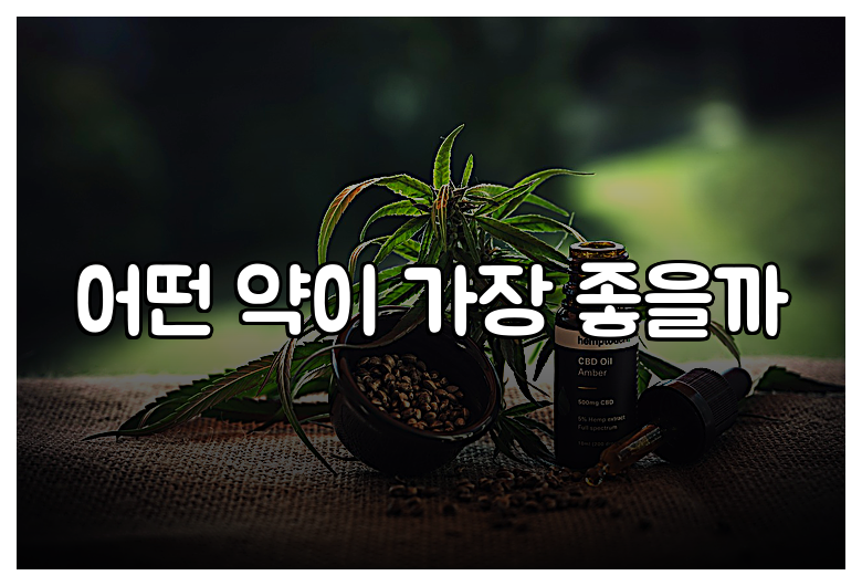 어떤 약이 가장 좋을까
