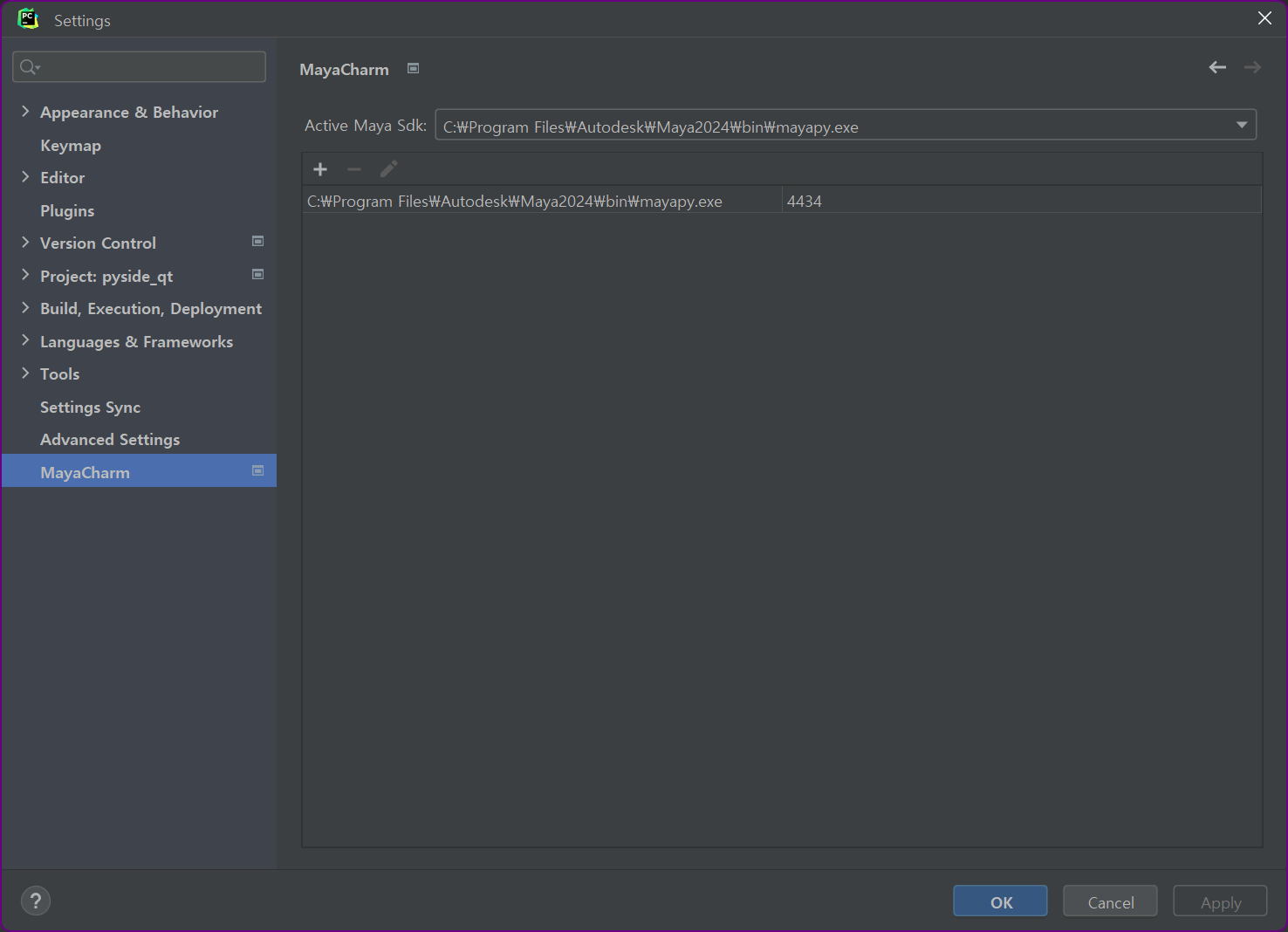 [IDE]PyCharm + MayaCharm + API
