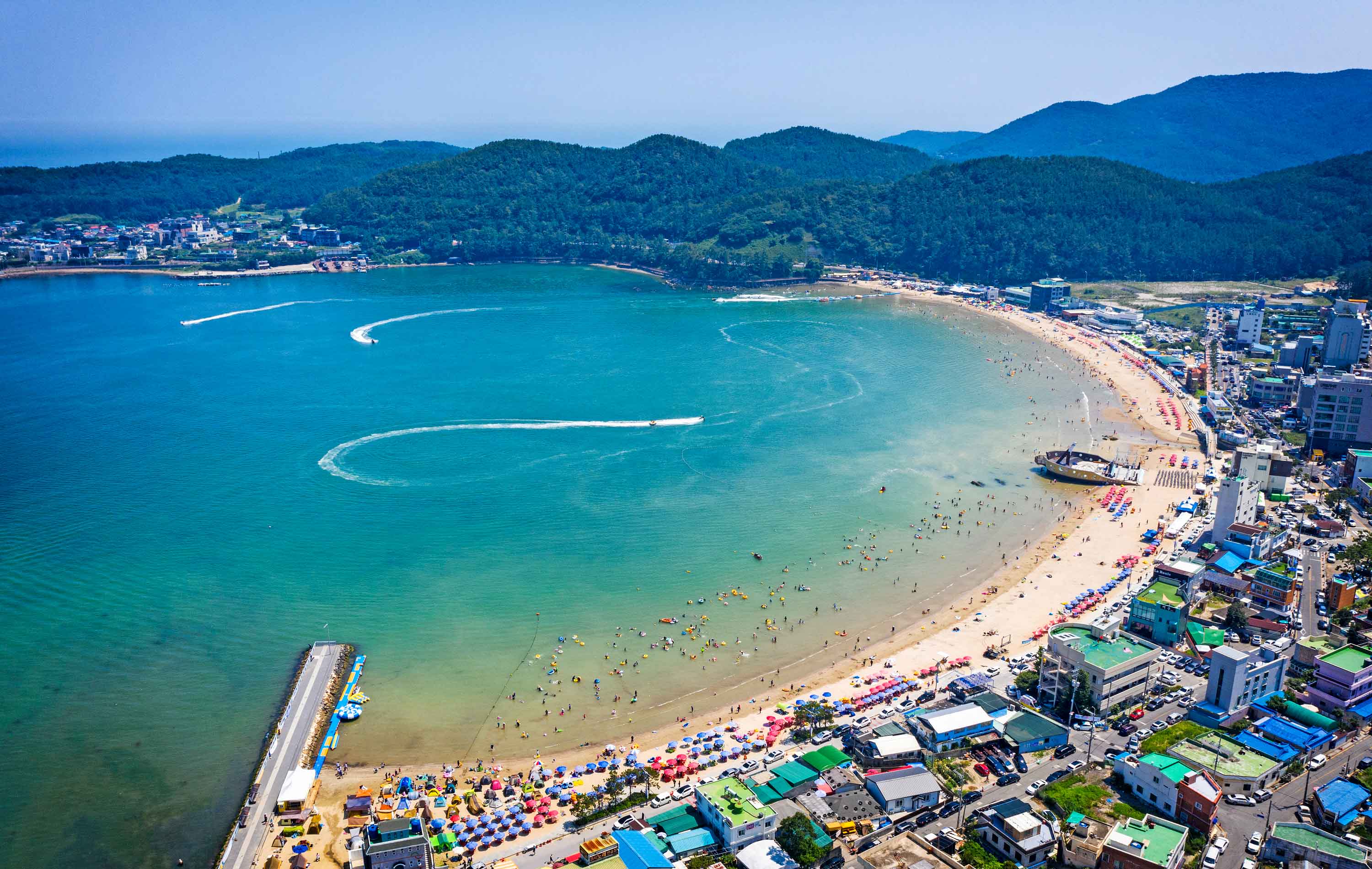 부산 기장의 일광해수욕장