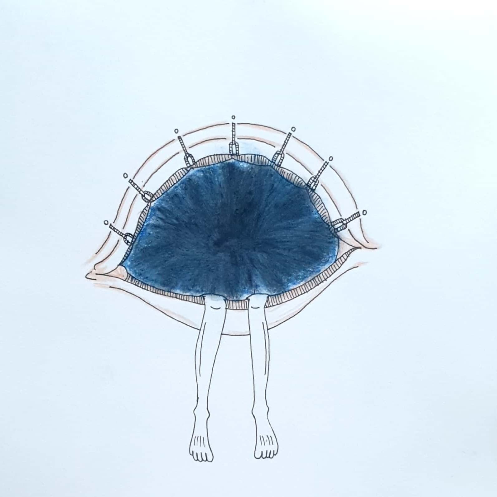  Dive into the Eye 눈속으로 다이빙 / 일러스트 그림 드로잉 / 눈 그리기