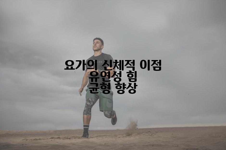 요가의 신체적 이점 유연성 힘 균형 향상