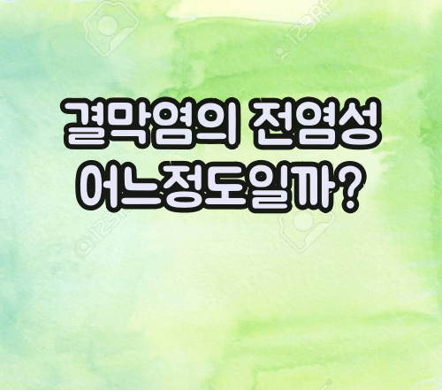 결막염의 전염성