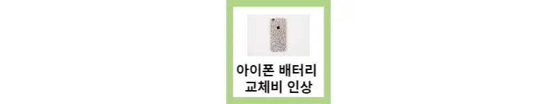  아이폰 배터리 교체비 인상(feat.3월 인상)