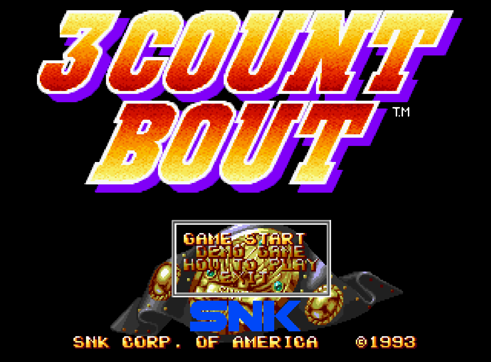  SNK - 3 카운트 바우트 세계판 3 Count Bout World (네오지오 CD - NG-CD - iso 다운로드)