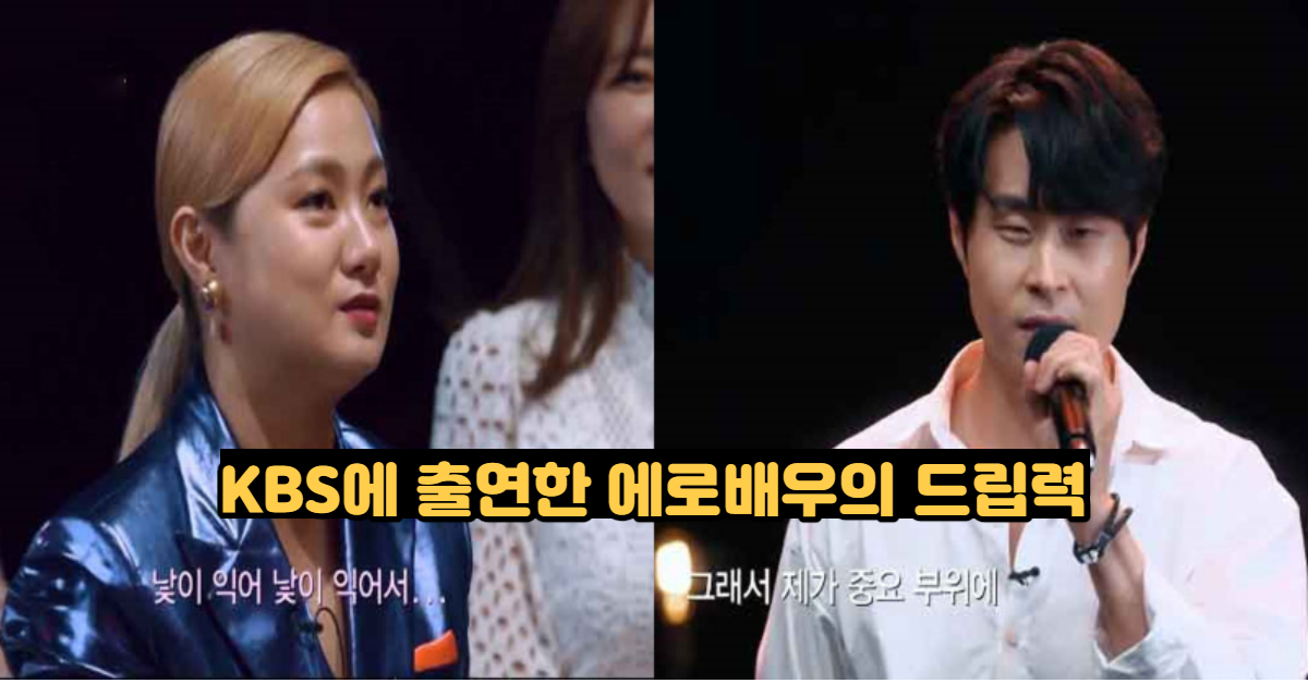  KBS방송에 출연한 ㅇㅔ로배우의 드립력 ㅋㅋㅋ