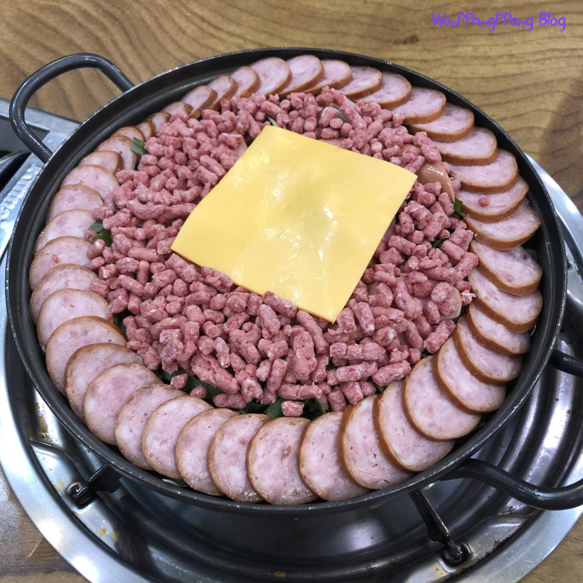  수원 맛집 : 돈까스 상회 : 이나경 송탄 부대찌개
