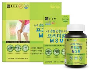 종근당 프리미엄 엠에스엠 MSM&#44; 240정&#44; 120g&#44; 1개