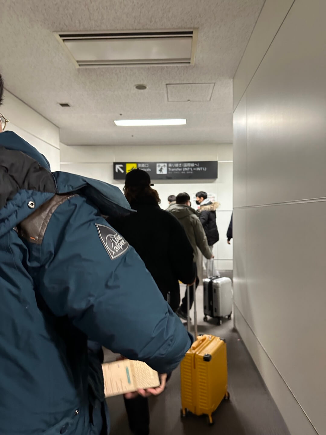 일본 후쿠오카 공항 입국심사