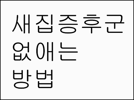  새집증후군 없애는 방법  공기정화식물 베이크아웃?!