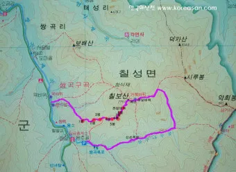 칠보산 등산 최단 코스 완벽 가이드 주차 정보_6