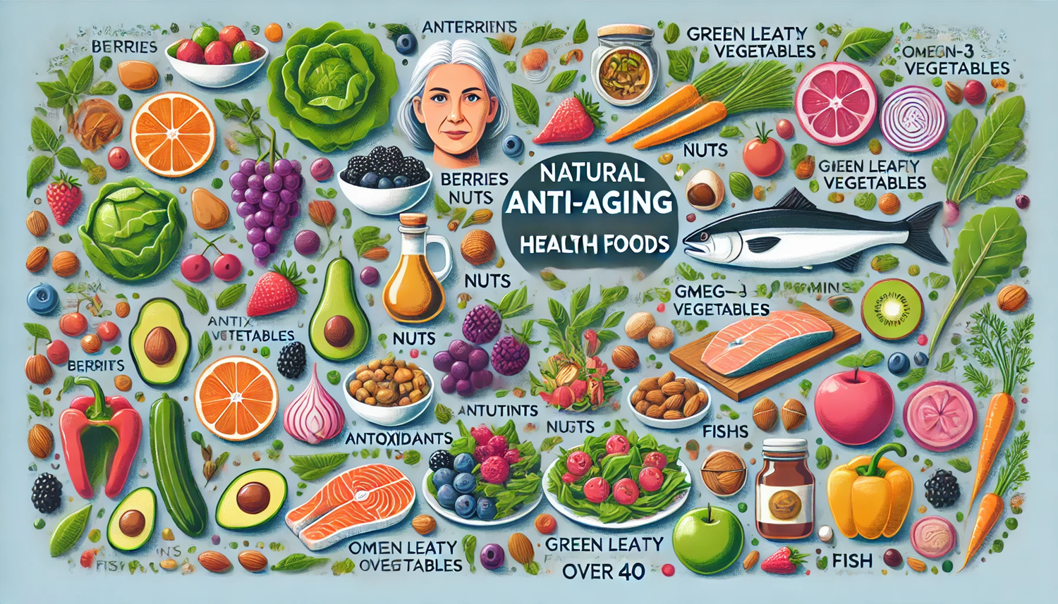40대 이상 중장년을 위한 부작용 없는 천연 노화 방지 건강식품