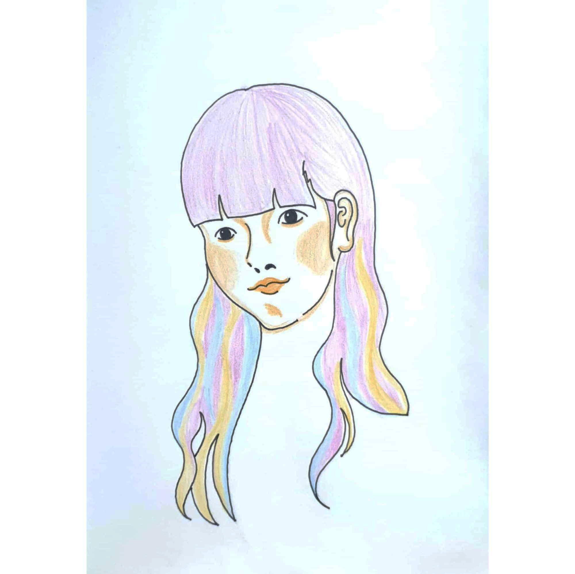  Candy Colors 솜사탕 색깔들 / 일러스트 그림 드로잉 / 인물화 그리기