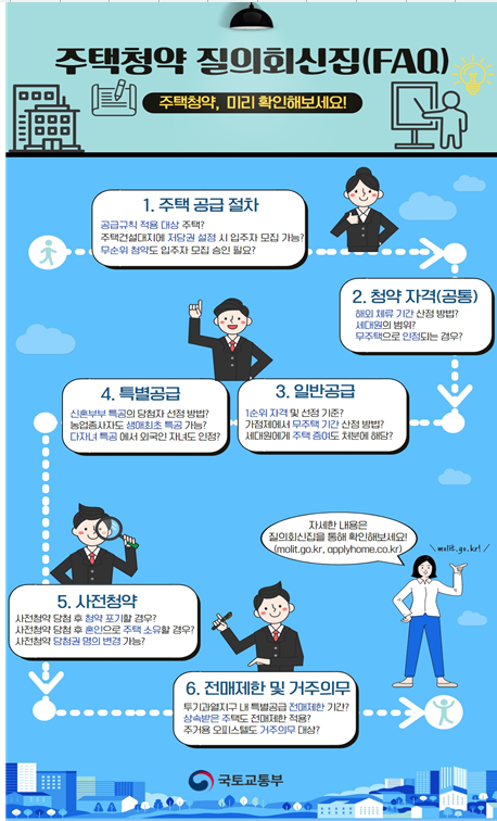  궁금한 청약제도, 이제는 쉽게 찾아보세요