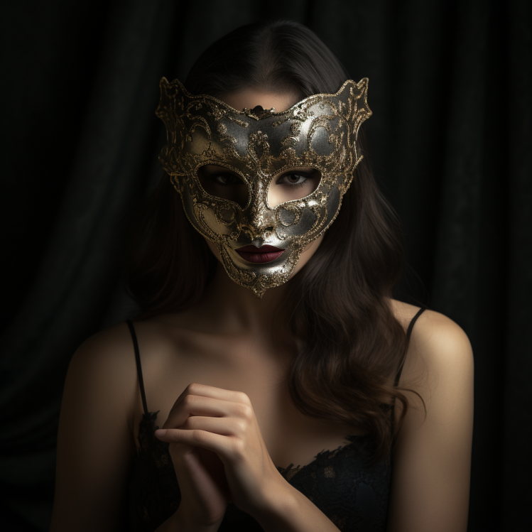masked woman narcissist
