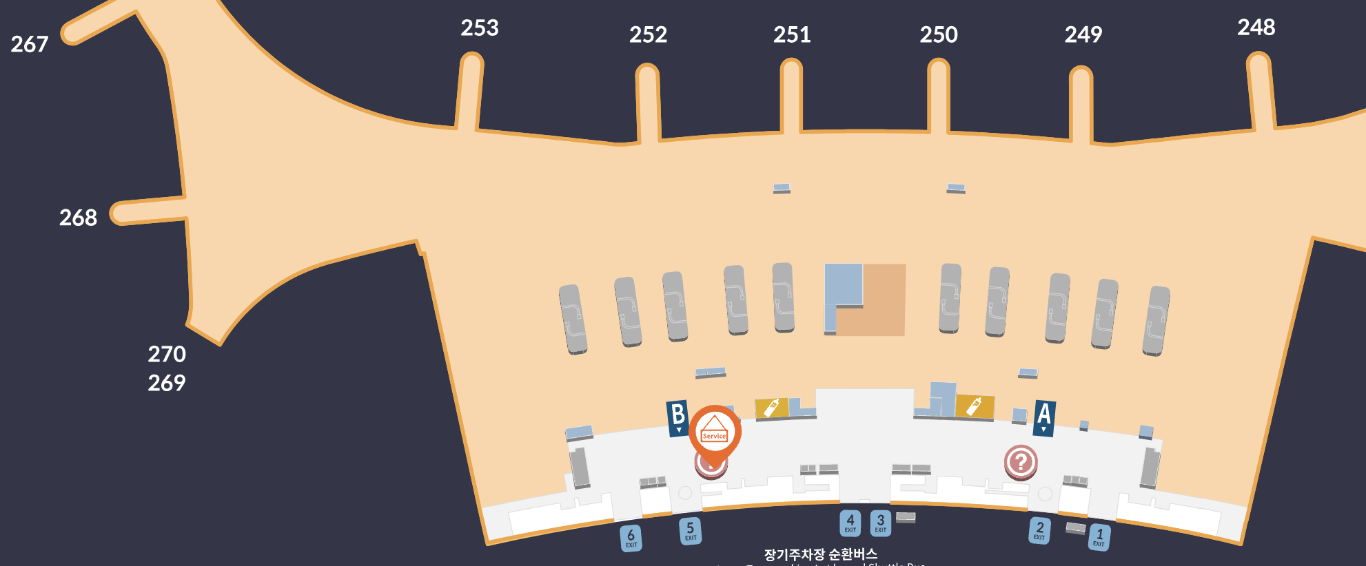 인천공항-안내데스크-위치-2터미널-1층-2