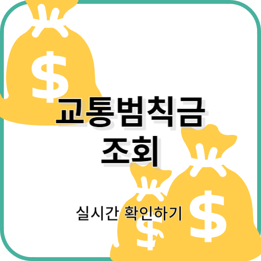 교통범칙금 조회