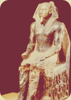 이집트 카프라 왕 조각상
