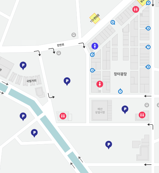 예산시장-주차정보