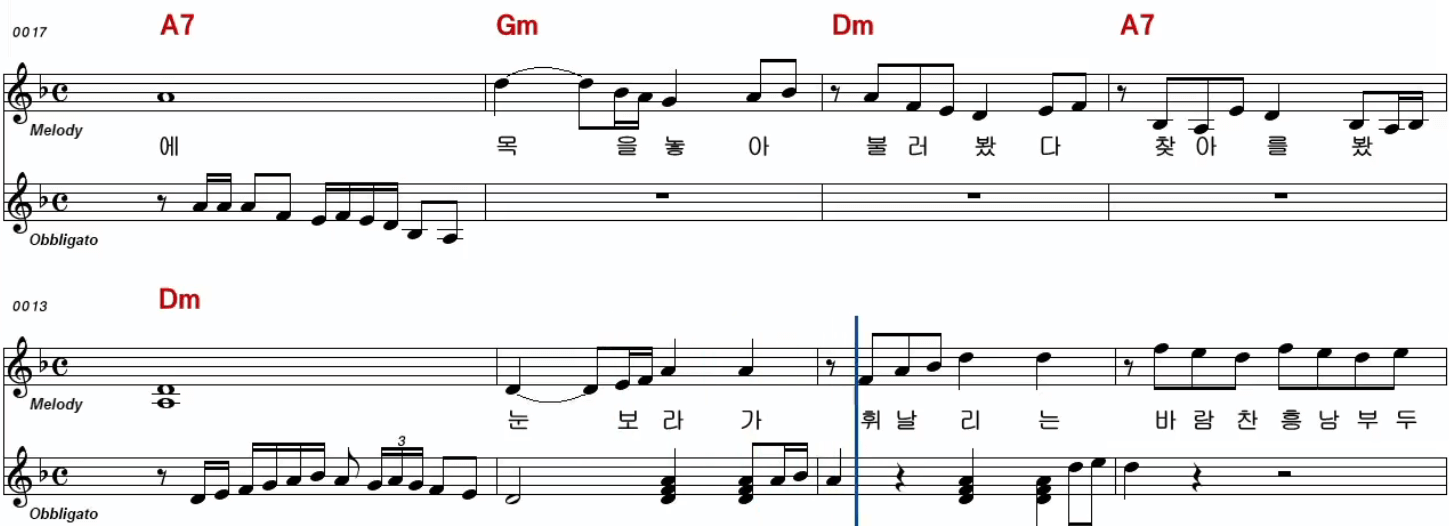 김수찬(현인) 굳세어라 금순아 악보