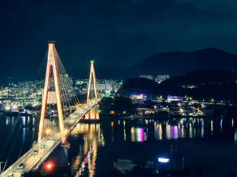 여수 돌산대교 야경 명소 BEST3 야경 명소 주차장 위치_10