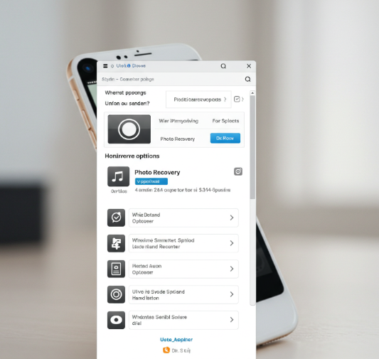 Data recovery software for iPhone photos