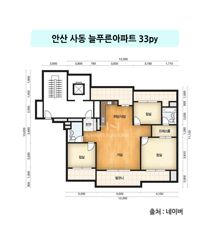 안산인테리어 늘푸른아파트 33평 시공