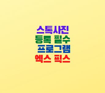  스톡사진 키워드 등록 필수 프로그램 Xpiks 사용법