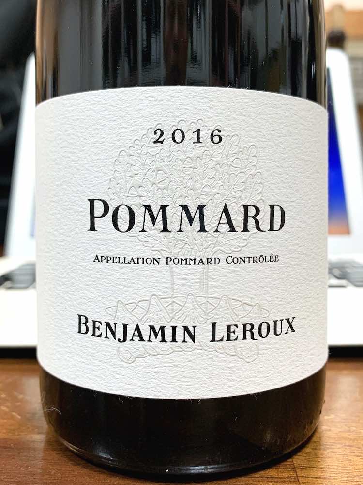 Benjamin Leroux Pommard 2016