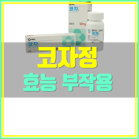  코자정 50mg 효능 부작용