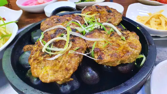 6시내고향 전남 보성 녹차 모둠 떡갈비 맛집