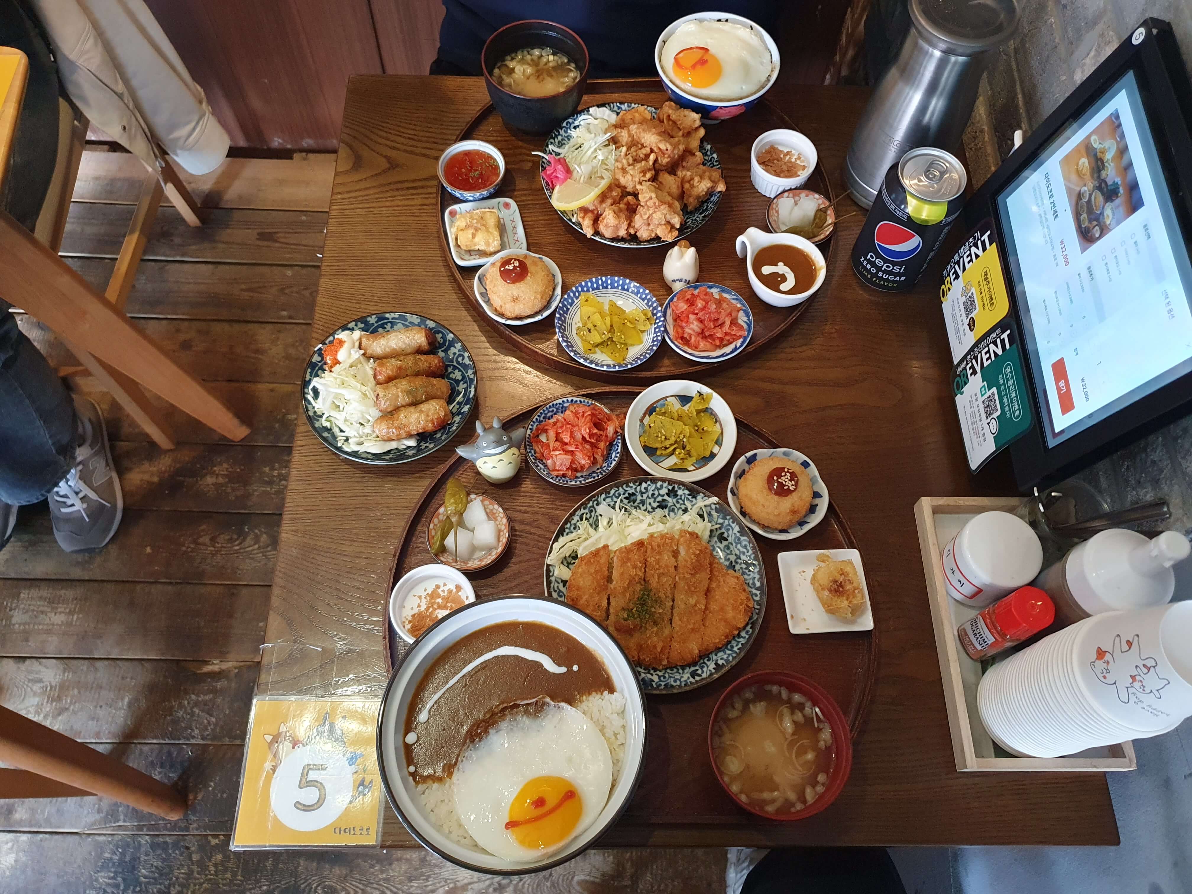 남천동(광안리해수욕장) 맛집 다이도코로-식사 전체(다이도코로 2인 세트 : 치킨가라아게세트+카레세트+닭껍질교자 4개+음료 택1-32&#44;000원)