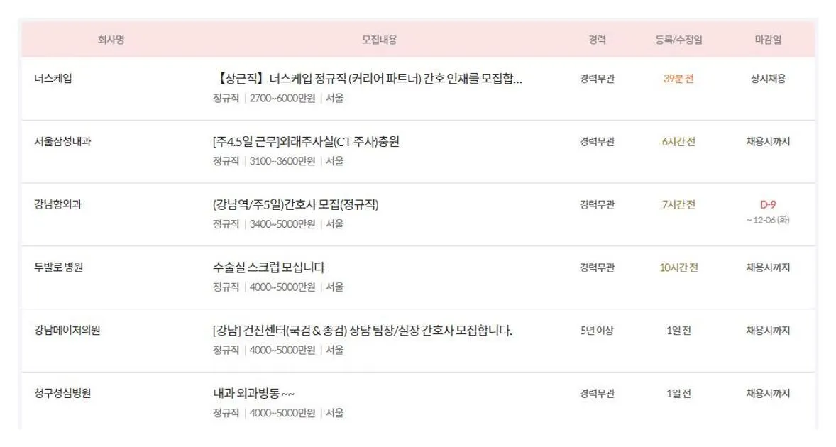 너스케입 커리어