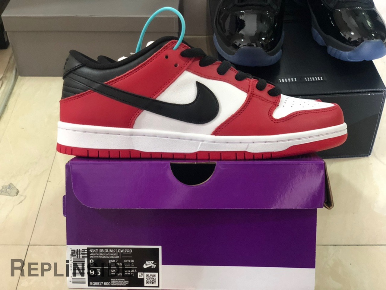  [NIKE] 나이키 SB 덩크 로우 프로 시카고 SB Dunk Low Pro Chicago BQ6817-600 남녀공용