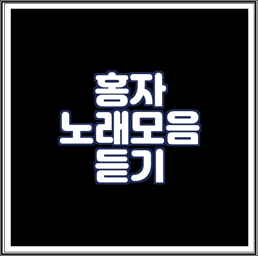  홍자 노래모음 연속듣기